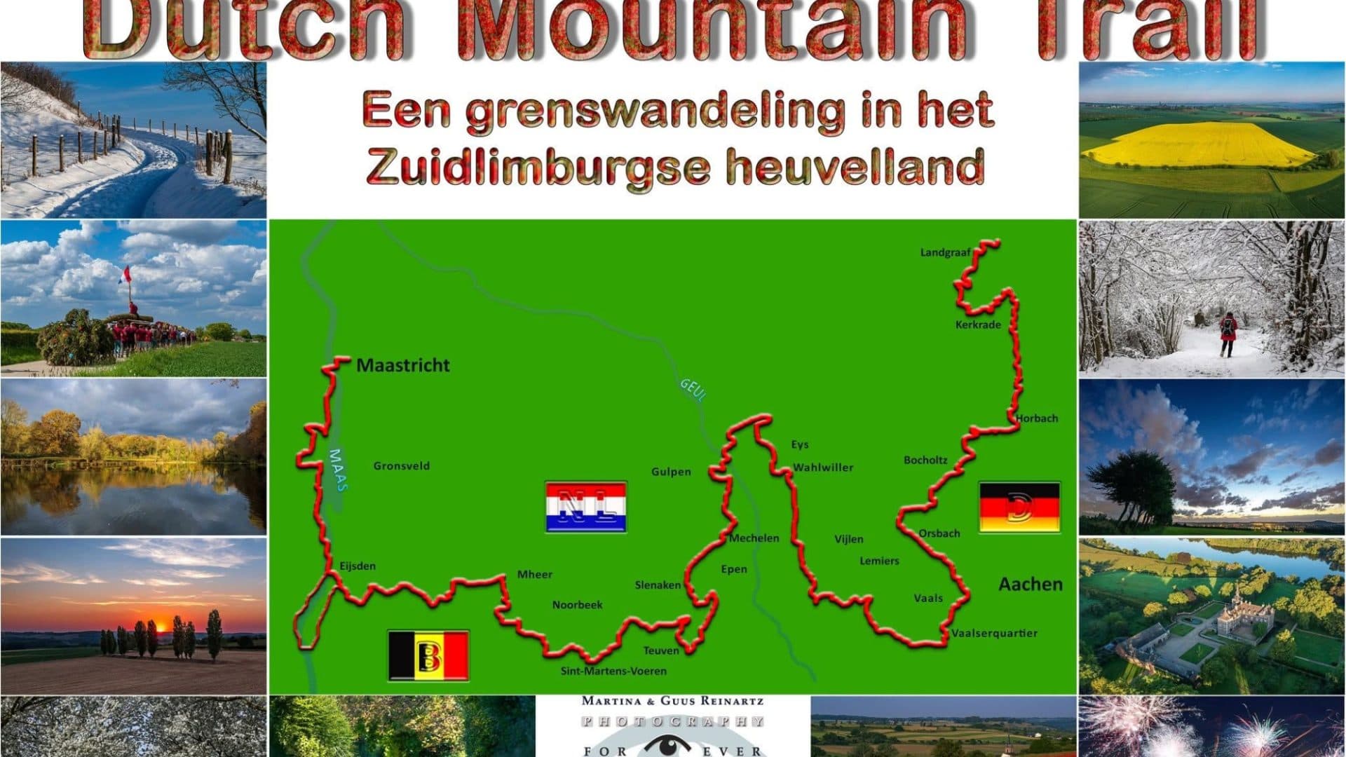 De Dutch Mountain Trail, een virtuele grenswandeling in het Zuidlimburgse heuvelland