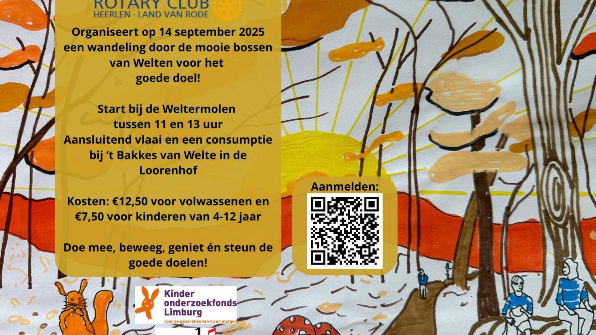 Wandeling in Welten voor het goede doel